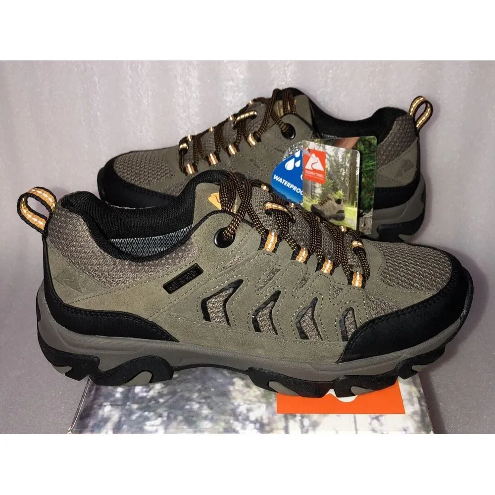 Ozark Trail Taupe Waterproof Lightweight Hiking Shoes Men's‎ Size 7 NEW IN BOX